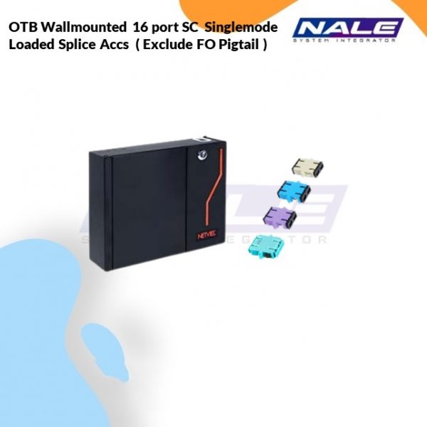 OTB Wallmounted 16 port SC  Singlemode Loaded Splice Accs  ( Exclude FO Pigtail ) (NVL-OTB-WM-24/16-SM-SC-S)