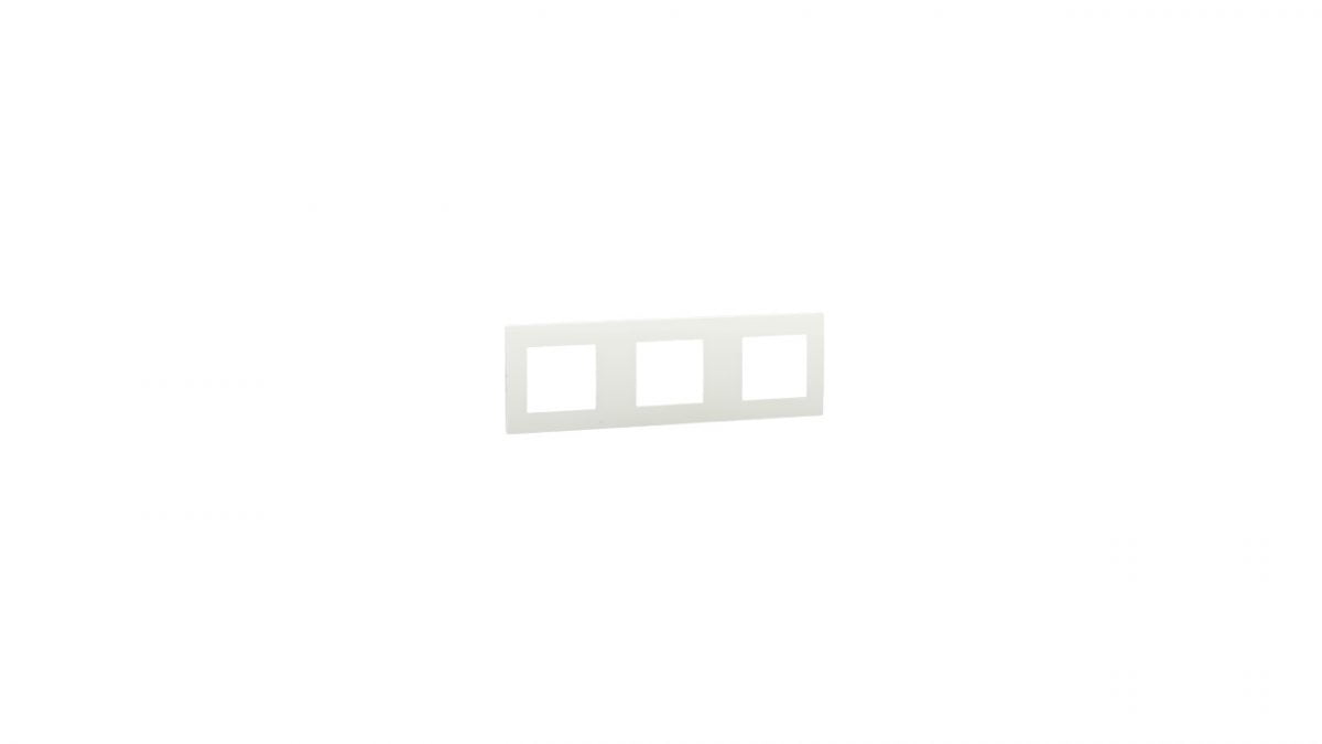 FRAME VIVACE SCHNEIDER KB_31_WE 3 GANG SURROUND WITH - Gambar 1